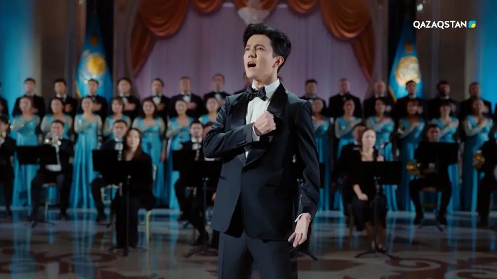 Dimash Qudaibergen National Anthem Qazaqstan tv