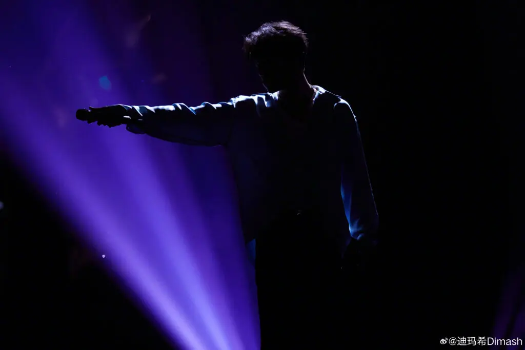 Dimash Qudaibergen at Singer2024 Hunan TV China rehearsal photo