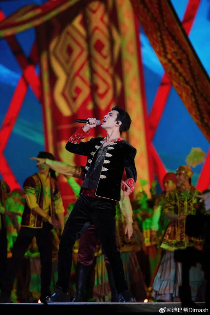 Dimash at the opening ceremony World Nomad Games Astana 2024