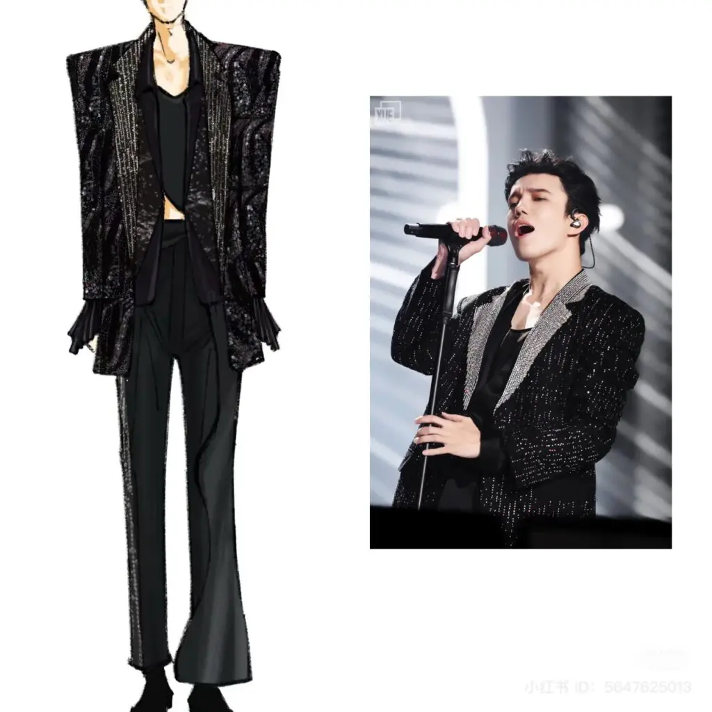 the artist behind Dimash Qudaibergen - Astana concerts outfits