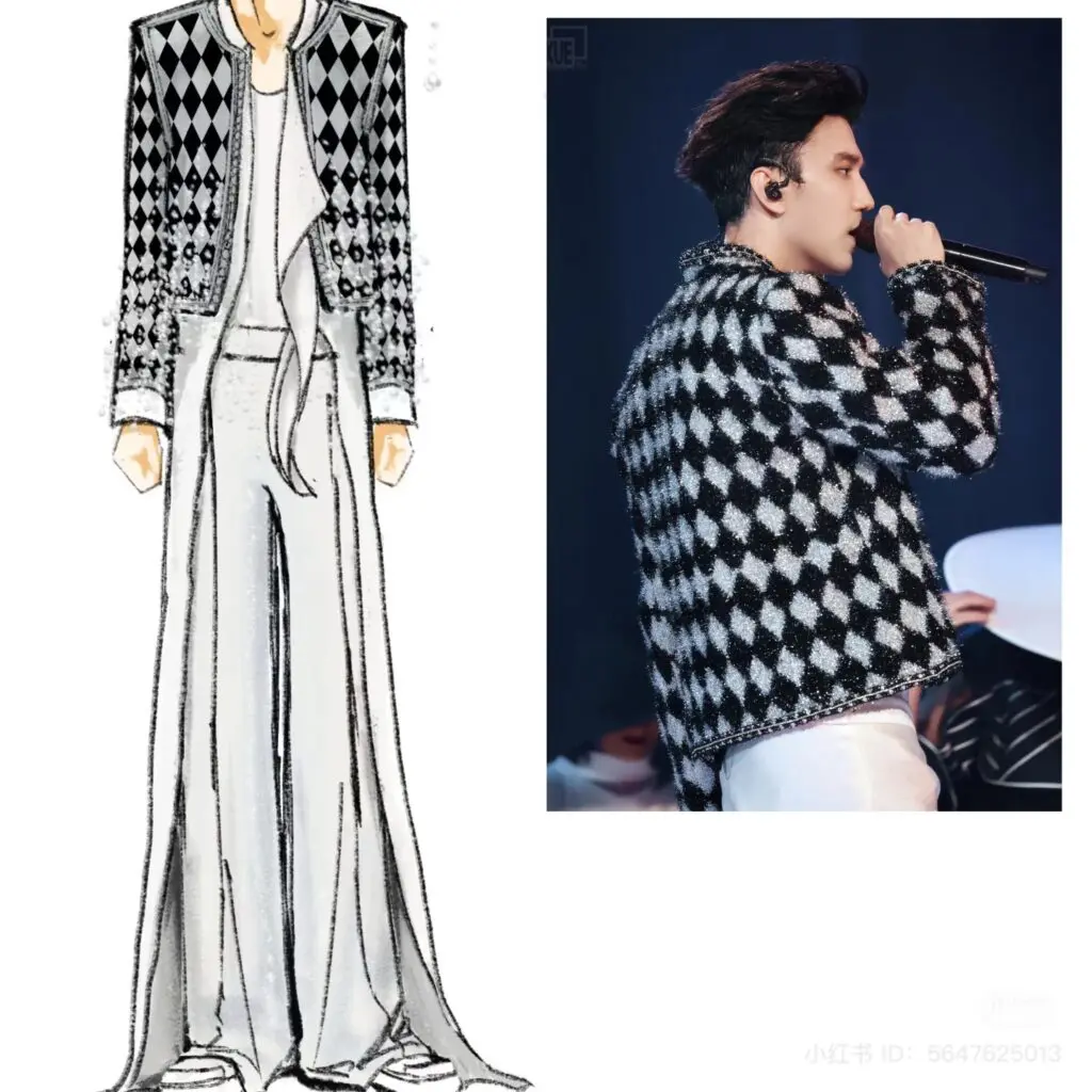 the artist behind Dimash Qudaibergen - Astana concerts outfits