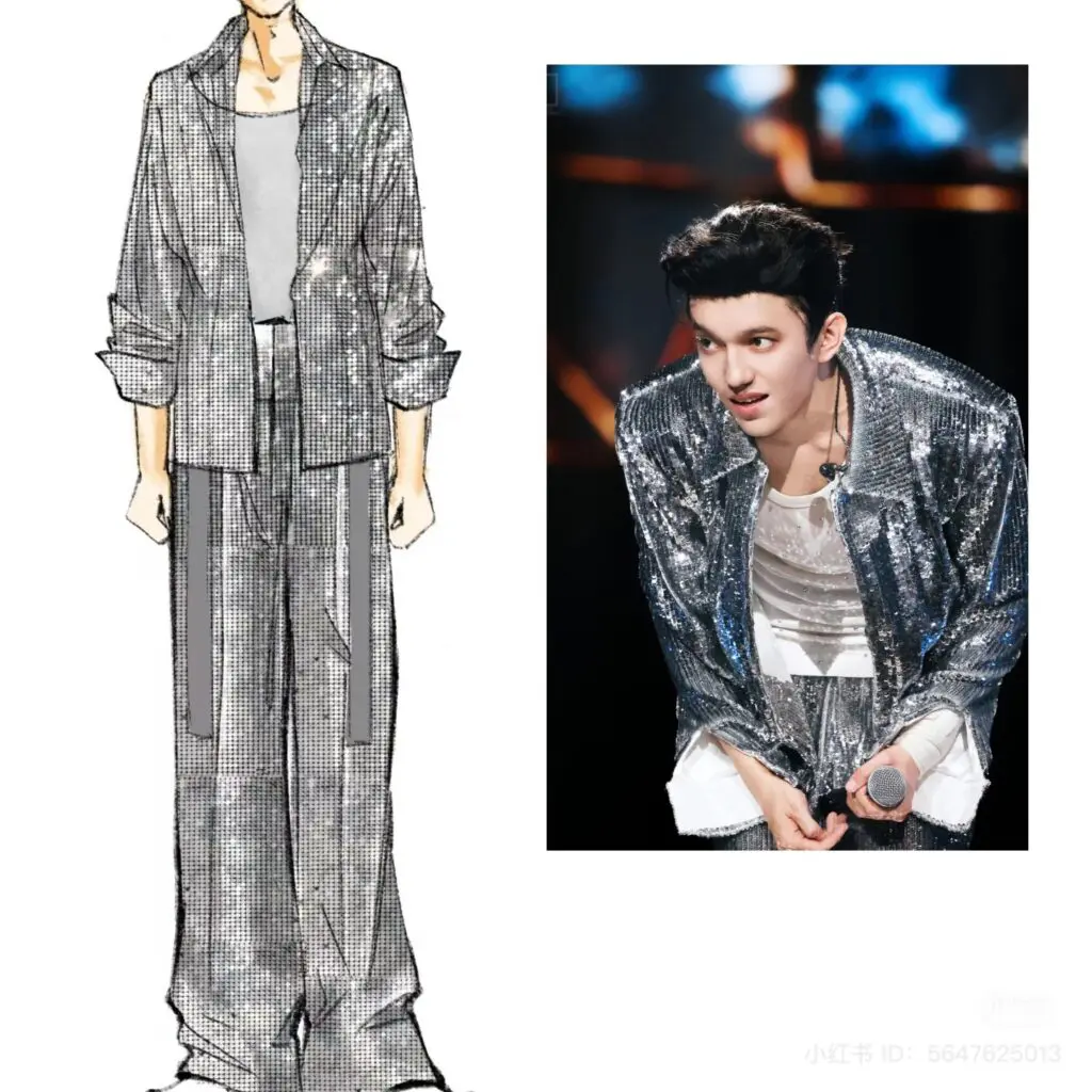 the artist behind Dimash Qudaibergen - Astana concerts outfits