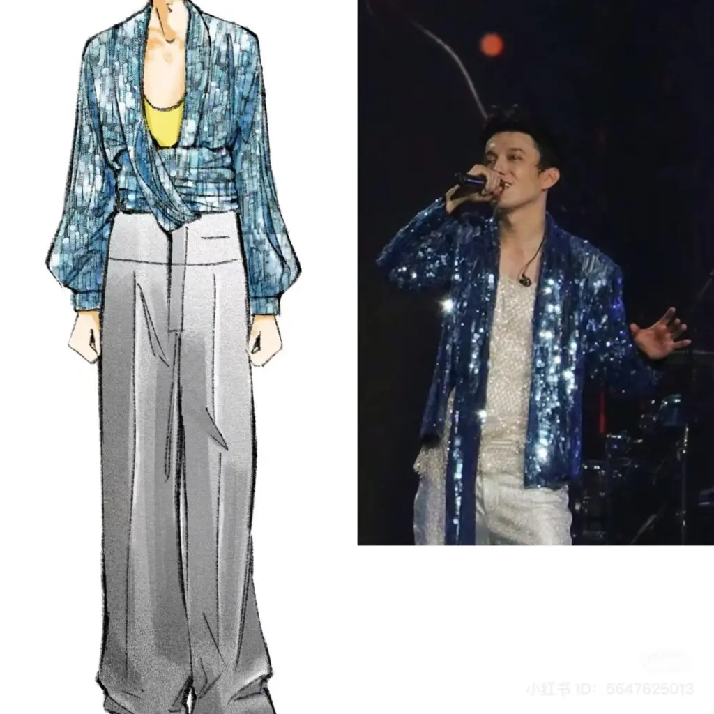 the artist behind Dimash Qudaibergen - Astana concerts outfits