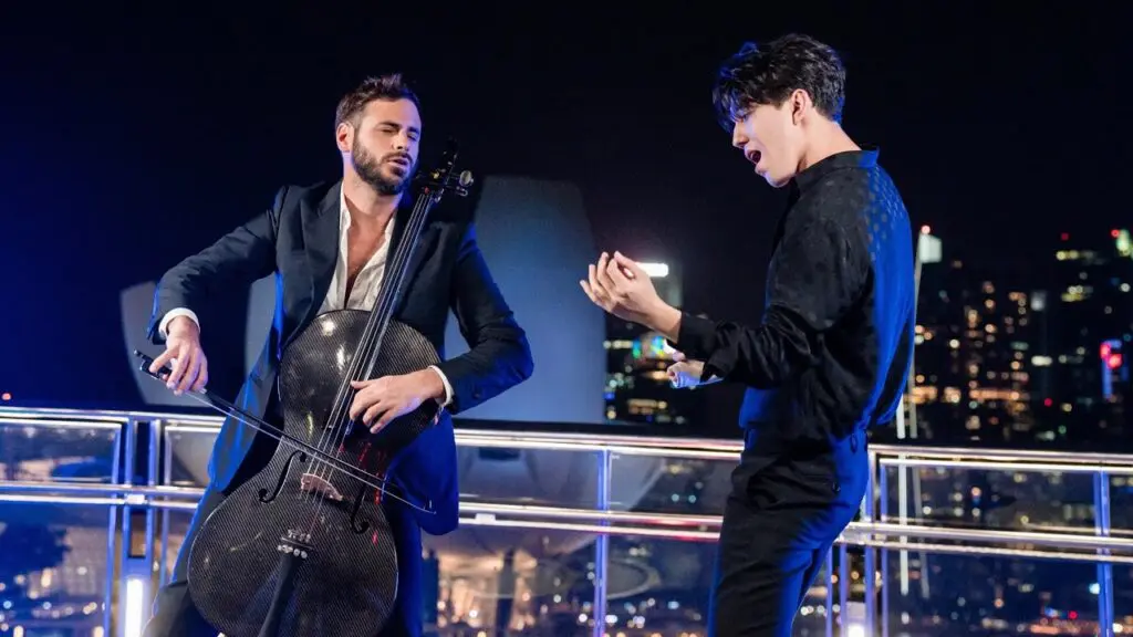 Dimash Qudaibergen and Hauser - Ave Maria in Singapore, Virtuosos Talent Show