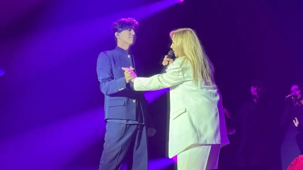 Dimash Qudaibergen and Lara Fabian Adagio London 2025
