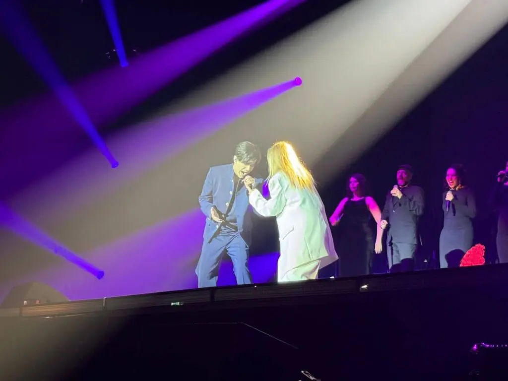 Dimash Qudaibergen and Lara Fabian Adagio London 2025