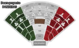 Concierto de Dimash Qudaibergen en México, 8 de octubre. Banderas del Auditorio Nacional. Flashmob.