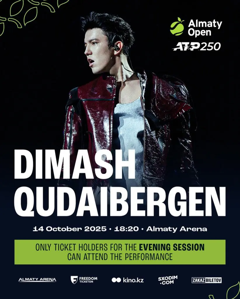 Dimash Qudaibergen Performs as Headliner at Almaty Open ATP 250