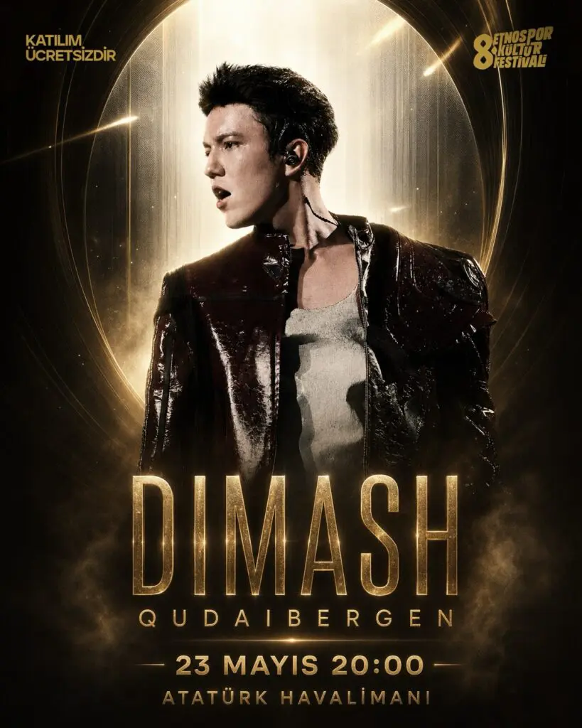 Dimash Qudaibergen to Perform at World Ethnosport Culture Festival 2026 in Istanbul
