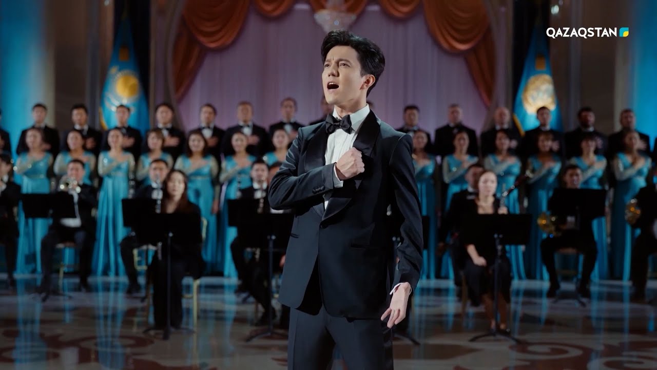 Dimash Qudaibergen National Anthem Qazaqstan tv