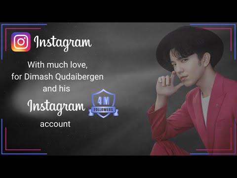 Supporting Dimash Qudaibergen on Instagram