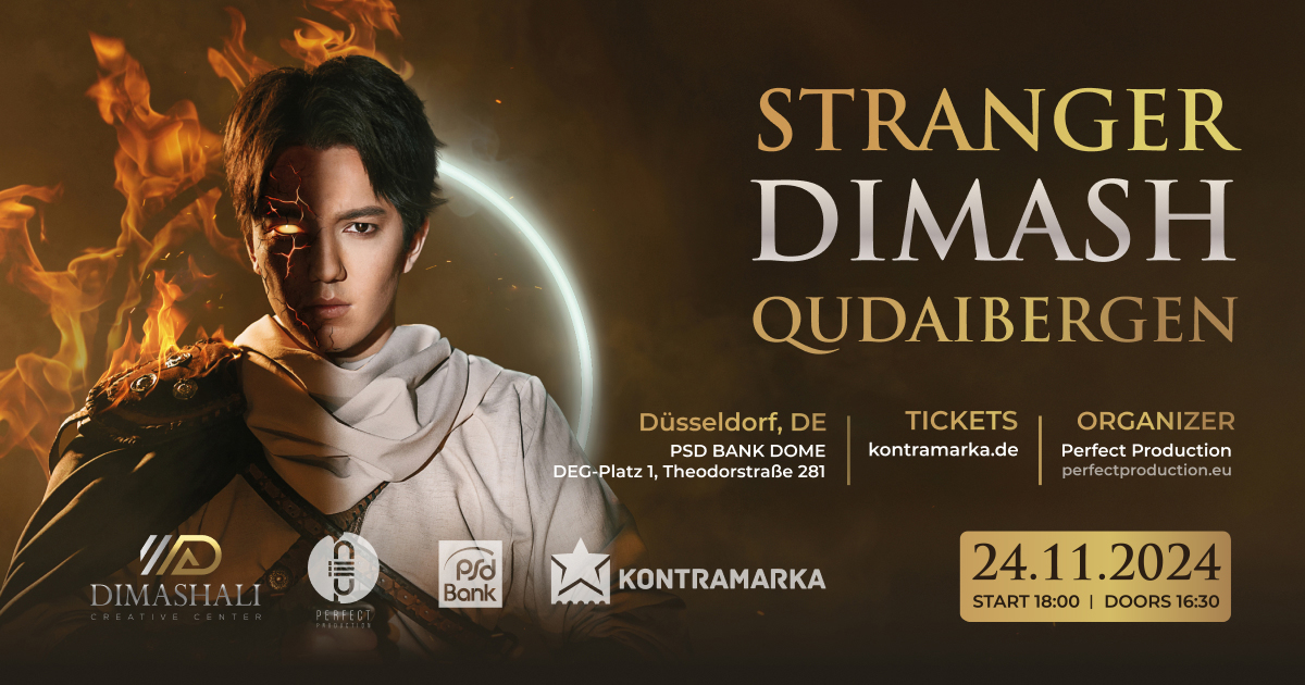 Concerto di Dimash Qudaibergen a Düsseldorf Germania il 24 novembre 2024