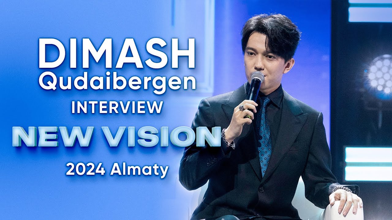 Dimash Qudaibergen at New Vision Forum in Almaty, Qazaqstan