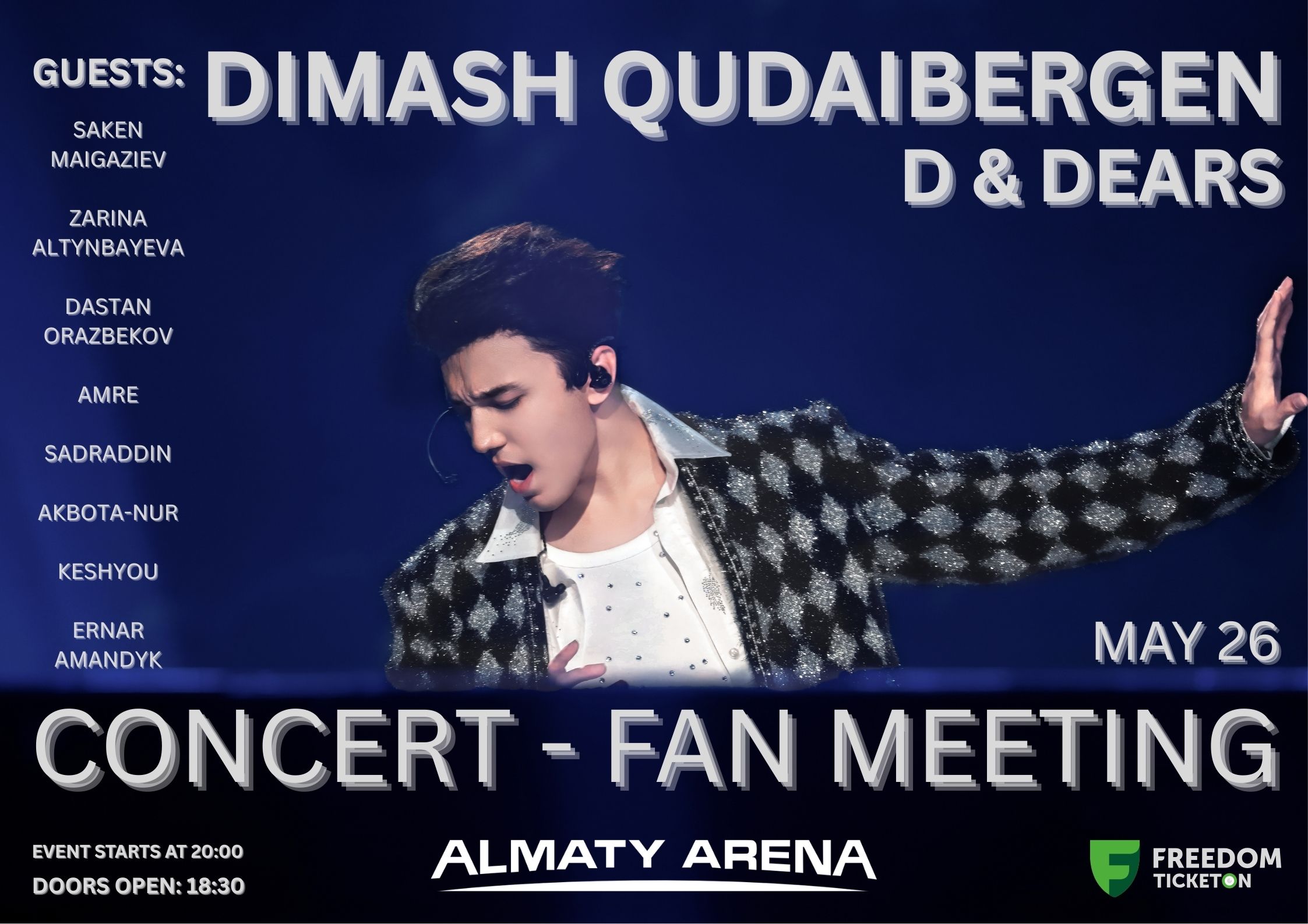 DIMASH Qudaibergen Fan meeting Almaty May 2025