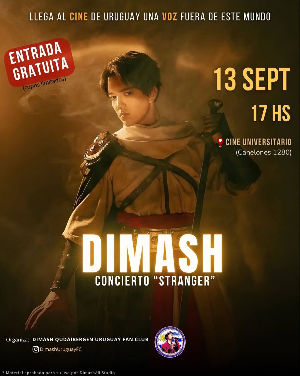 Dimash Cinema Screening in Uruguay | Dimash Stranger 2022